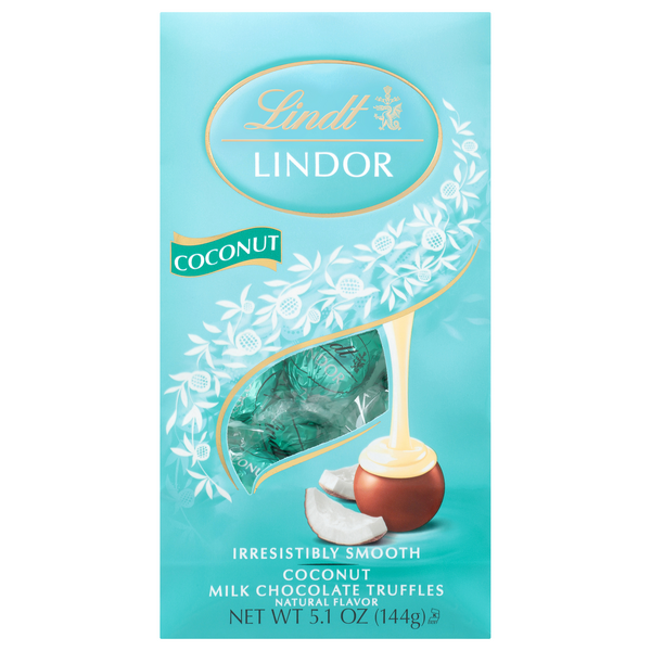 Save on Lindt Lindor Coconut Milk Chocolate Truffles Order Online