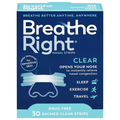 Breathe Right Clear S/M Nasal Strips for Sensitive Skin