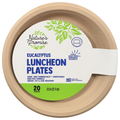Nature's Promise Disposable Eucalyptus Luncheon Plates 8.8 Inch