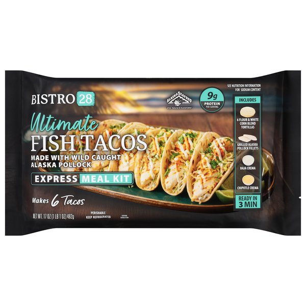 Bistro 28 Ultimate Fish Tacos Express Meal Kit