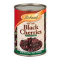 Roland Pitted Black Cherries in Light Syrup