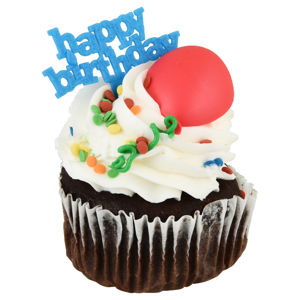 Hannaford Bakery Jumbo Chocolate Cupcake with Traditional Vanilla Frosting