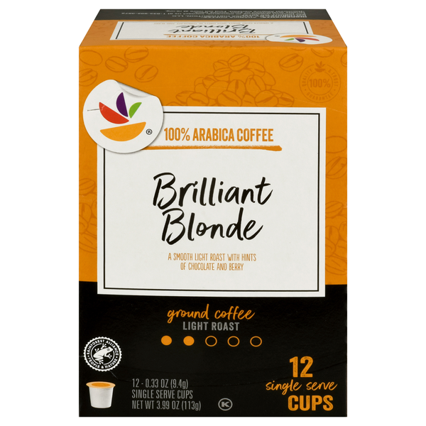 Our Brand Brilliant Blonde Light Roast Single Serve Coffee Cups