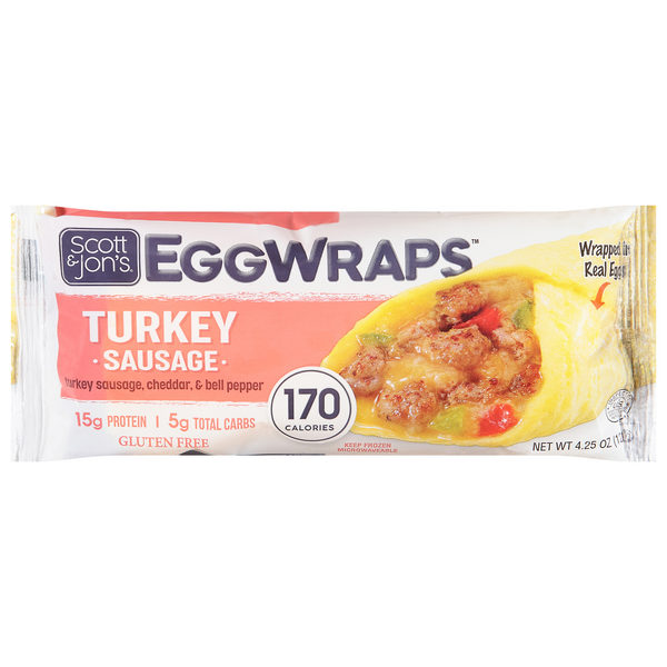 Save on Scott & Jon's Egg Wraps Turkey Sausage Order Online Delivery