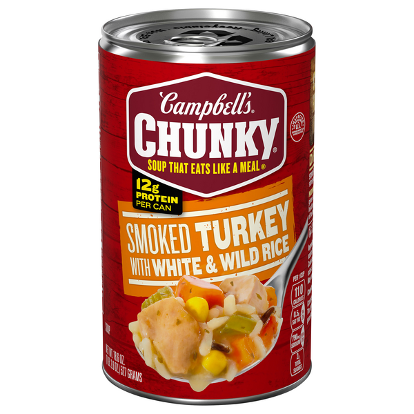 Campbell's Chunky Smoked Turkey with White & Wild Rice Soup