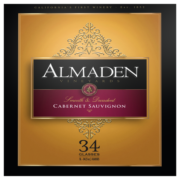 Almaden Vineyards California Cabernet Sauvignon Wine Box