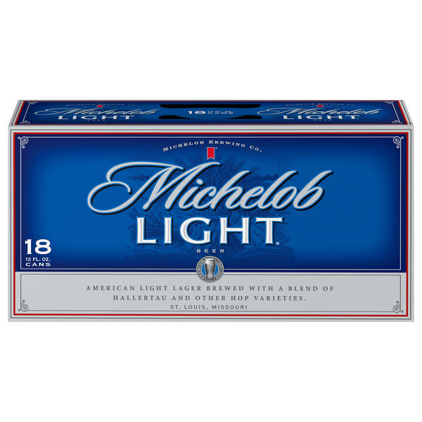 Michelob Light Beer - 18 pk