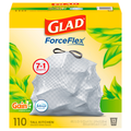 Glad ForceFlex Gain Original Tall Kitchen Drawstring Bags 13 Gallon