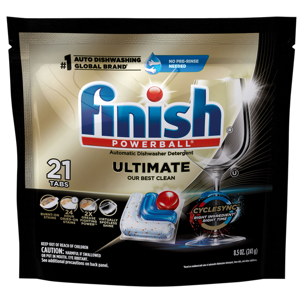 FINISH Powerball Ultimate Dishwasher Detergent Tablets