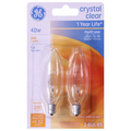 GE Multi-use Light Bulb Crystal Clear 40 Watt