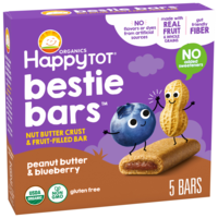 Happy Tot Organics Peanut Butter & Blueberry Bestie Bars - 5 ct