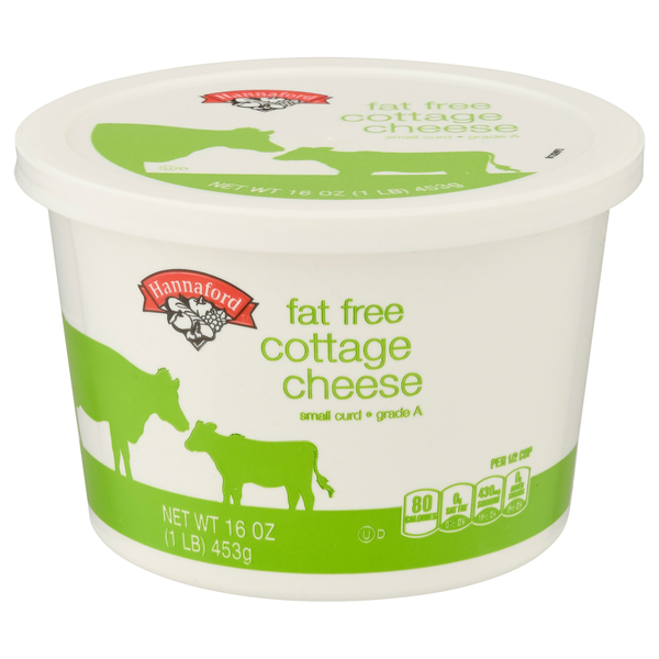 Hannaford Fat Free Small Curd Cottage Cheese
