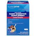 CareOne Lactase Enzyme Dairy Digestive Supplement Caplets