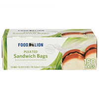 Food Lion Sandwich Bags Pleated
