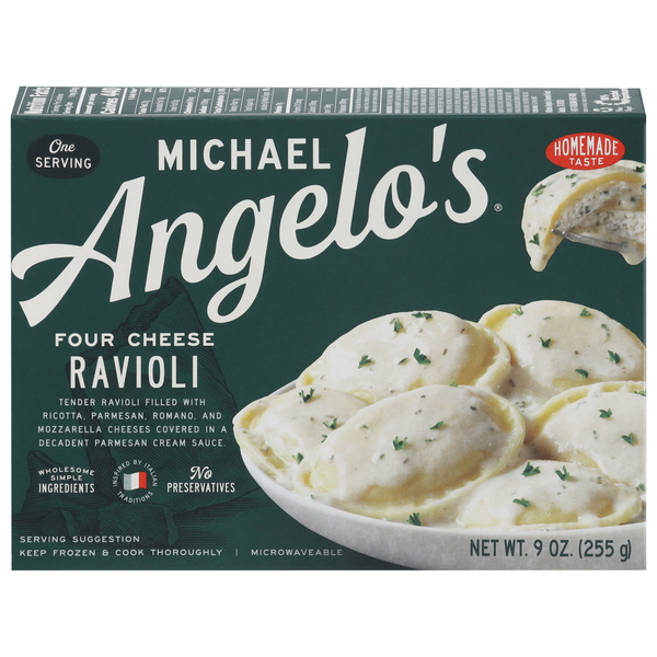 Michael Angelo's Four Cheese Ravioli Frozen Meal