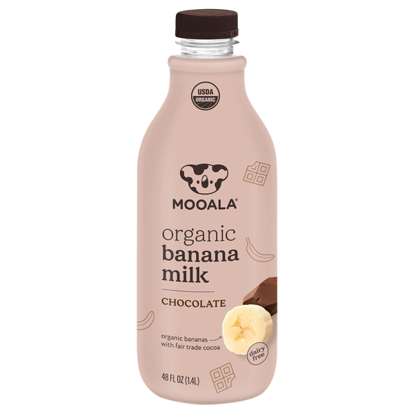 Mooala Organic Plant-Based Chocolate Banana-Milk