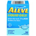 Aleve Naproxen Sodium Pain Reliever/Fever Reducer 220 mg Capsules
