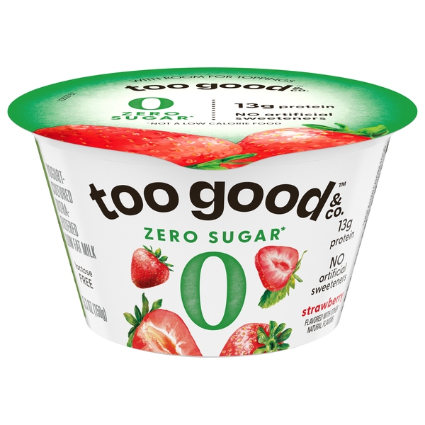 Too Good & Co. Zero Sugar Strawberry Yogurt Cup