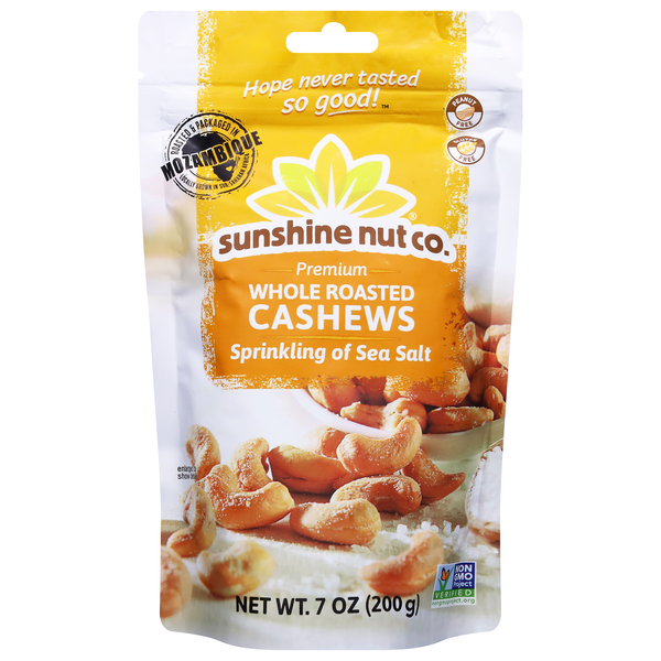 Sunshine Nut Company Cashews Roasted with a Sprinkling of Salt