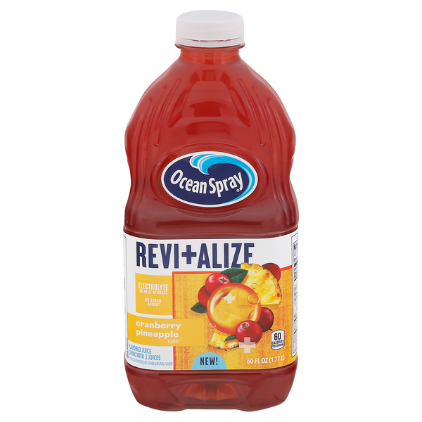 Ocean Spray Revi+Alize Juice Drink Cranberry Pineapple