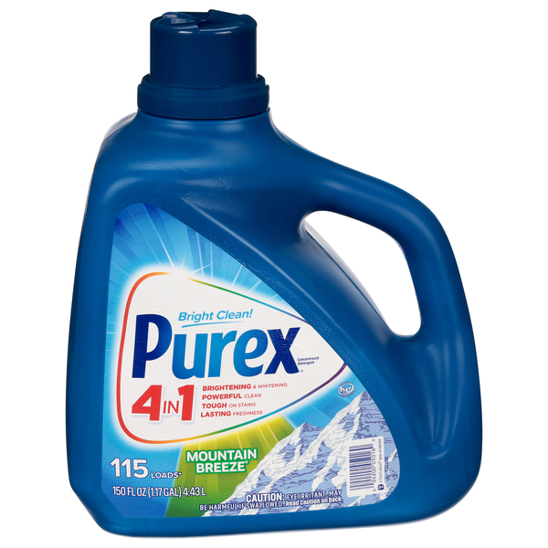 Purex Bright Clean 4-n-1 Mountain Breeze Liquid Laundry Detergent