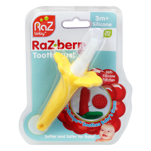 RAZ Baby RaZ-Berry Soft Silicone Toothbrush