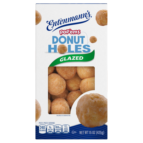 Entenmann's Pop'ems Glazed Donut Holes