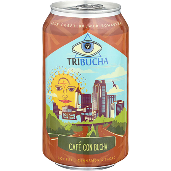 Save on Tribucha Kombucha Cafe Con Bucha Coffee Cinnamon & Cacao Order