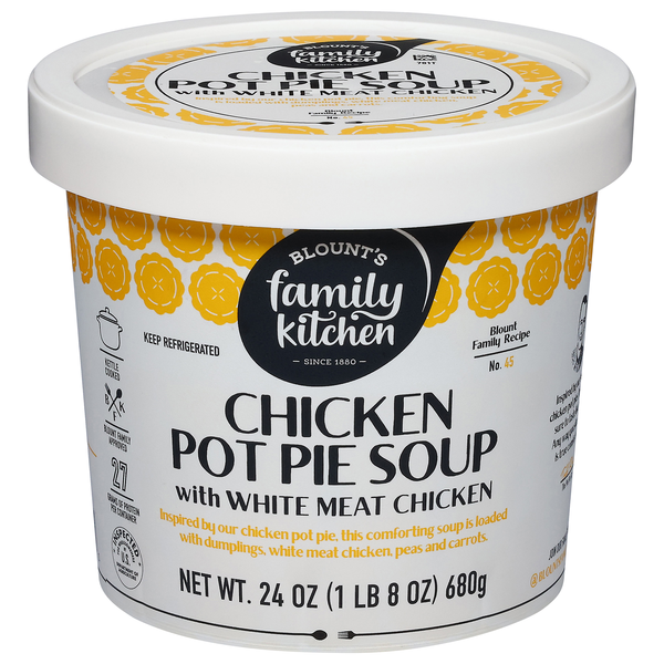 Blount's Family Kitchen Chicken Pot Pie Soup with White Meat Chicken