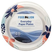 Food Lion Everyday Paper Plates 8.62 Inch