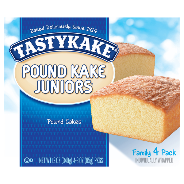 Tastykake Pound Kake Juniors Family Pack - 4 ct