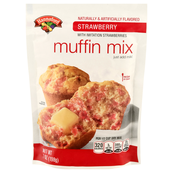 Hannaford Strawberry Muffin Mix