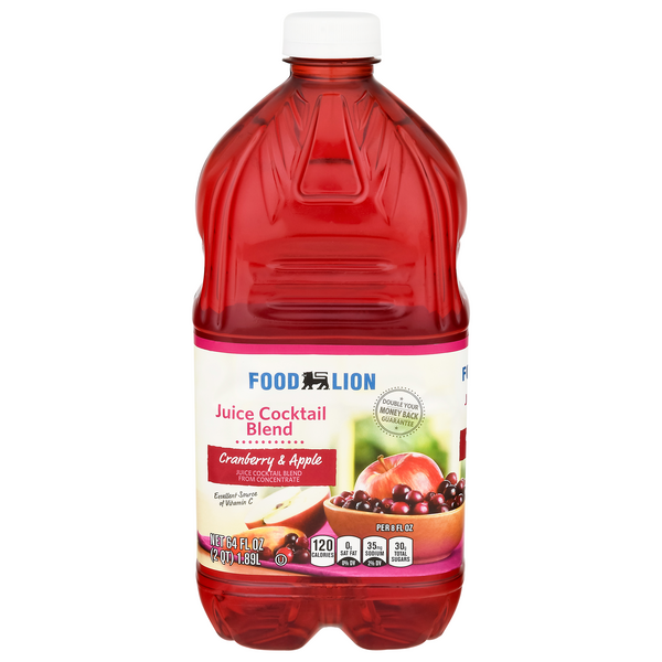Save on Food Lion Juice Cocktail Blend Cranberry & Apple Order Online