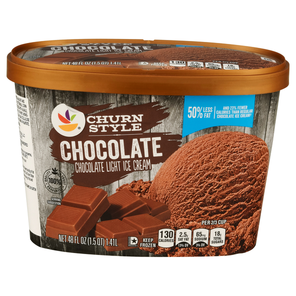 Giant Churn Style Light Chocolate Ice Cream