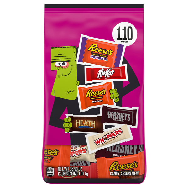 Hershey's Assorted Chocolate Halloween Candy - 110 ct