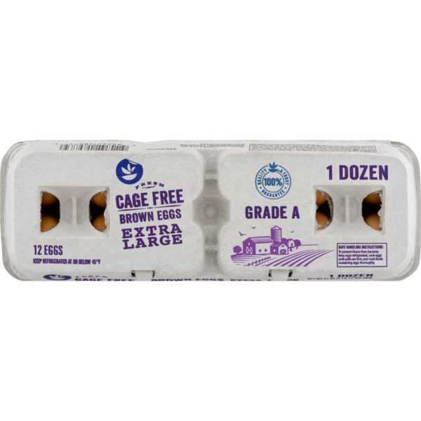 Stop & Shop Cage Free Extra Large Brown Eggs