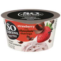 So Delicious Dairy Free Strawberry w/Chocolate Coconut Yogurt