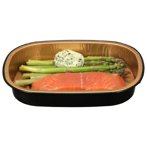 Food Lion Oven Ready Salmon with Asparagus