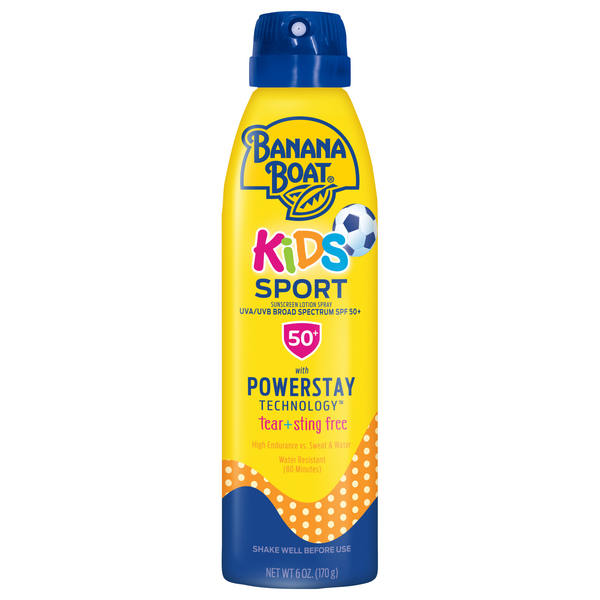 Banana Boat Kids Sport Sunscreen Lotion Spray SPF 50