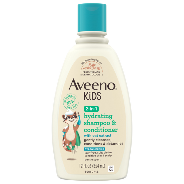 Aveeno Kids 2-in-1 Hydrating Shampoo & Conditioner with Oat Extract
