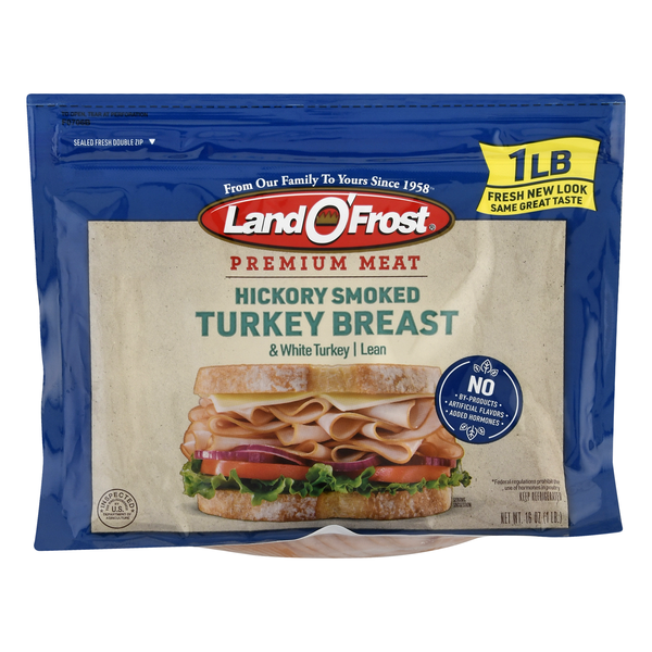 Land O'Frost Premium Lean Hickory Smoked Turkey Breast Sliced