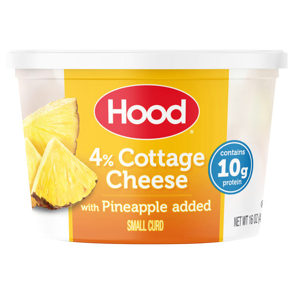 Hood 4% Small Curd Cottage Cheese with Pineapple