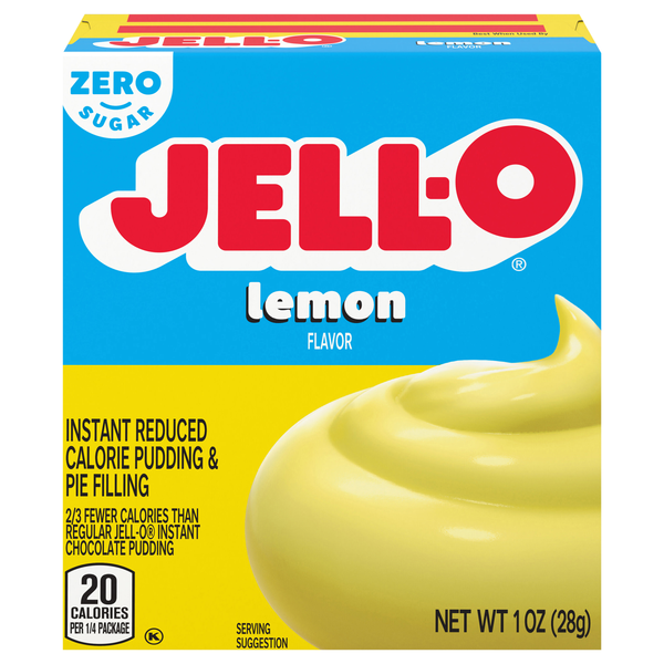 Jell-O Zero Sugar Reduced Calorie Lemon Pudding & Pie Filling