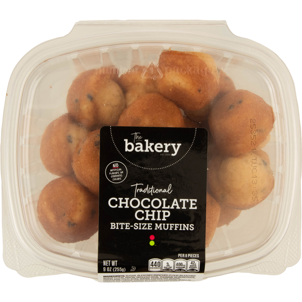 Stop & Shop The Bakery Traditional Chocolate Chip Bite-Size Muffins