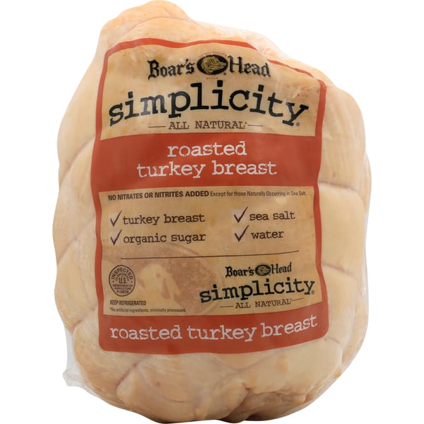 Save on Boar's Head Simplicity Deli Turkey Breast Roasted Natural (Thin