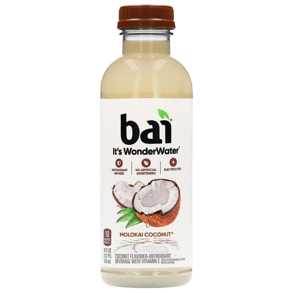 Bai Antioxidant Wonder Water Molokai Coconut Flavored Beverage