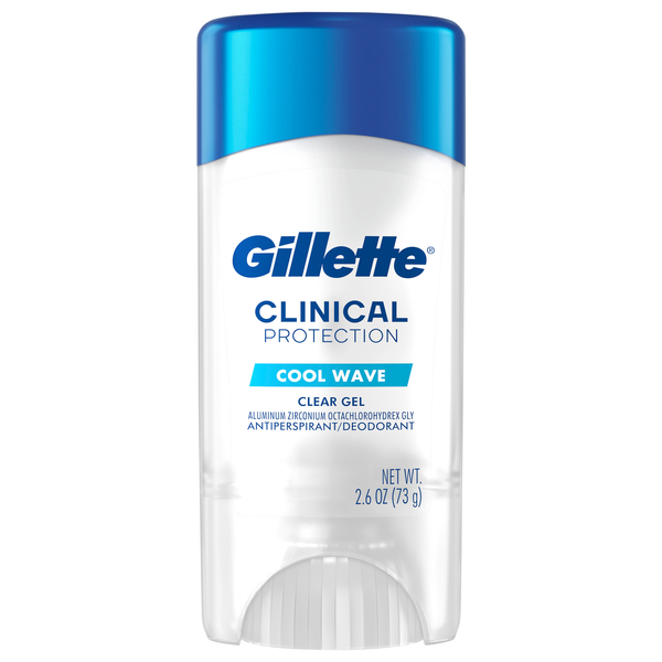 Gillette Clinical Cool Wave Antiperspirant Deodorant Clear Gel
