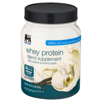 Food Lion Vanilla 30g Whey Protein Blend Supplement Powder