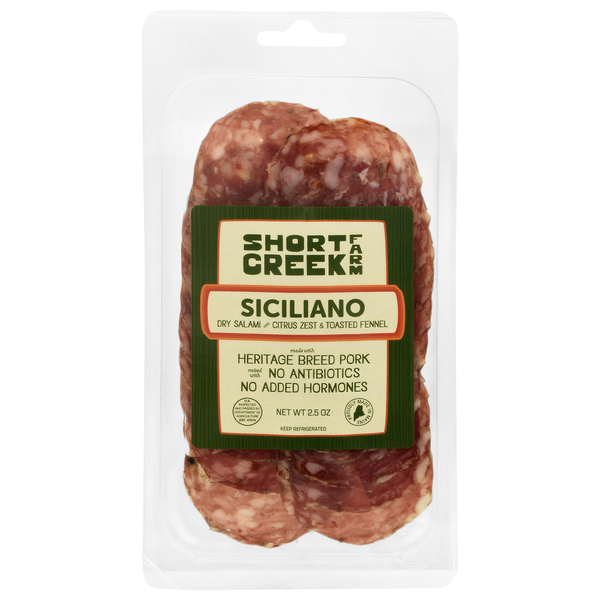 Short Creek Farm Siciliano Dry Salami with Citrus Zest & Toasted Fennel