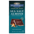 Ghirardelli Intense Sea Salt Almond Dark Chocolate Candy Bar
